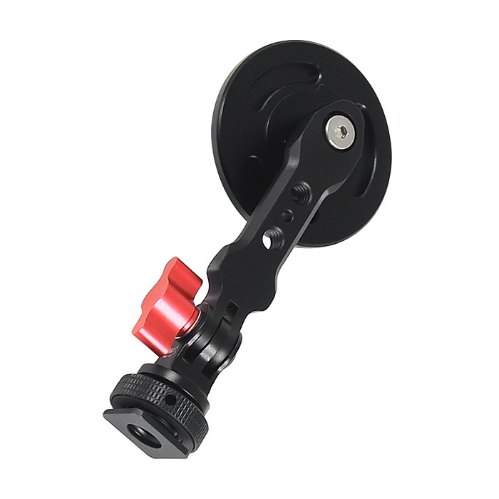 Aluminum cold shoe to magnetic phone holder monitor stand expansion magnetic base Kit for DSLR camera Cellphone Action Camera