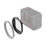 Filter Holder Bracket for insta360 Ace Pro Metal Sports camera Protective Filter Frame Compatible 49mm Filter Camera Accessories