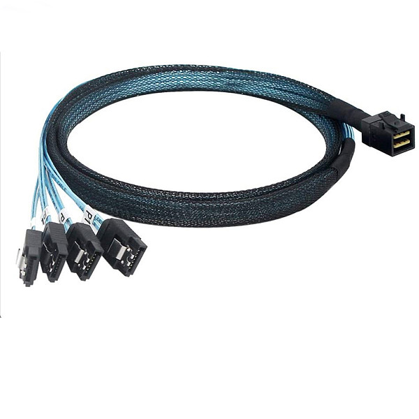 MINI SAS HD 8643 to 4X SATA 7P female server internal Connector Cable server adapter Cord