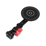 Aluminum cold shoe to magnetic phone holder monitor stand expansion magnetic base Kit for DSLR camera Cellphone Action Camera