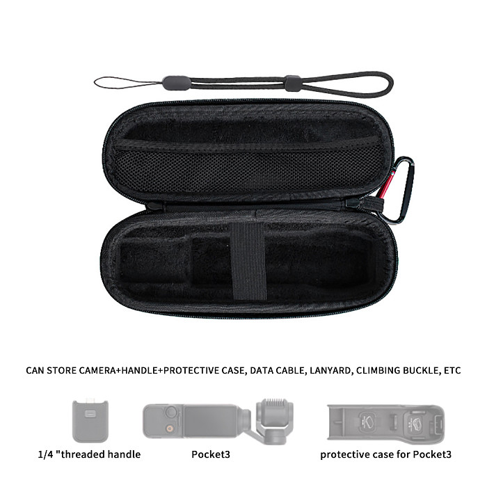 Storage Bag For DJI Osmo Pocket 3 Portable Carrying Bag Durable Portable Hard Protective Case DJI OSMO Pocket 3 Vlogging Camera Handheld Gimbal PTZ Accessories