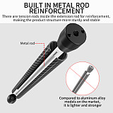 XT-XINTE Carbon fiber Pole extension Rod camera selfie stick for DJI ACTION5 PRO Pocket3 GoPro13 Insta360 sports camera Action Camera accessories
