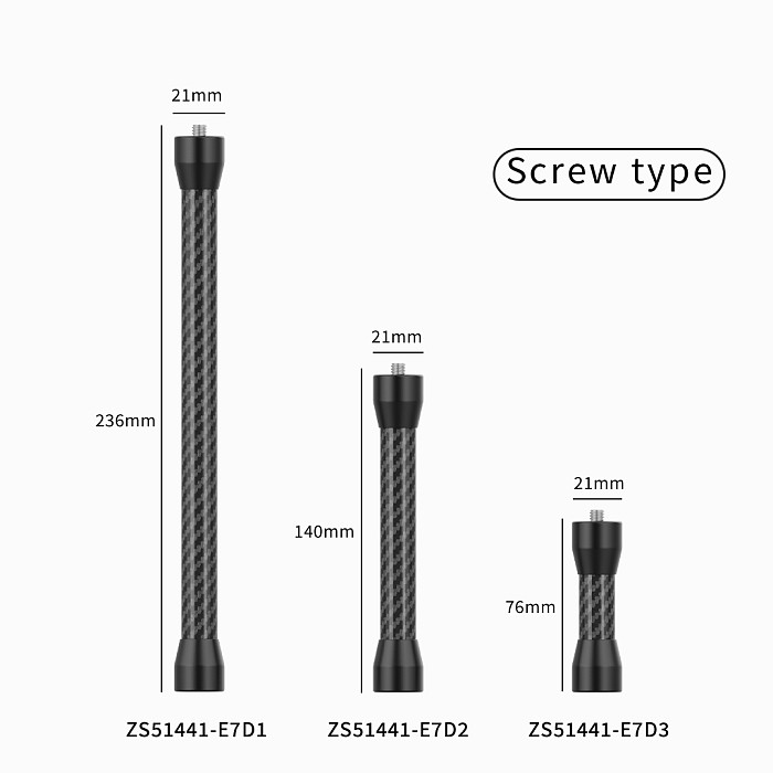 XT-XINTE Carbon fiber Pole extension Rod camera selfie stick for DJI OSMO 360/ACTION5 PRO/Pocket3/GoPro13/Insta360 sports camera Action Camera accessories