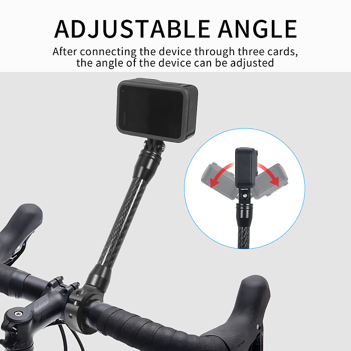 XT-XINTE Carbon fiber Pole extension Rod camera selfie stick for DJI OSMO 360/ACTION5 PRO/Pocket3/GoPro13/Insta360 sports camera Action Camera accessories