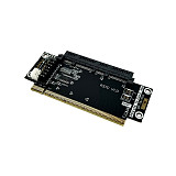 ADT-Link PCIe5.0 x16 to Gen-Z 4C+/SFF-TA-1002 EDSFF Adapter Card EDSFF 4C+ Raised Test and Protection Card Support Gen5 PCI-E 5.0 512Gbps