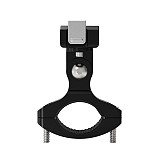 XT-XINTE handlebar Fixed bracket Mount Aluminum alloy Action camera magnetic quick release bike clip18.5~28.5mm for DJI Action 5pro 4 3 2 Sports Camera cycling accessories
