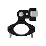 XT-XINTE handlebar Fixed bracket Mount Aluminum alloy Action camera magnetic quick release bike clip18.5~28.5mm for DJI Action 5pro 4 3 2 Sports Camera cycling accessories