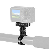 XT-XINTE handlebar Fixed bracket Mount Aluminum alloy Action camera magnetic quick release bike clip18.5~28.5mm for DJI Action 5pro 4 3 2 Sports Camera cycling accessories