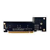 ADT-Link F36B PCIe x16 to Quad x4 Bifurcation Adapter Riser Card PCI-E x16 to x8 x8 Bifurcation
