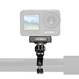 XT-XINTE handlebar Fixed bracket Mount Aluminum alloy Action camera magnetic quick release bike clip18.5~28.5mm for DJI Action 5pro 4 3 2 Sports Camera cycling accessories