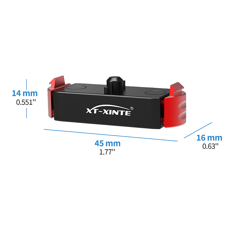 XT-XINTE Aluminum Alloy Magnetic Quick Release Camera Base Adapter Expansion Mount for GoPro Hero13 Quick installation accessories
