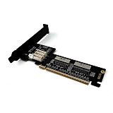 ADT-Link F36B PCIe x16 to Quad x4 Bifurcation Adapter Riser Card PCI-E x16 to x8 x8 Bifurcation