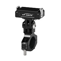 XT-XINTE handlebar Fixed bracket Mount Aluminum alloy Action camera magnetic quick release bike clip18.5~28.5mm for DJI Action 5pro 4 3 2 Sports Camera cycling accessories