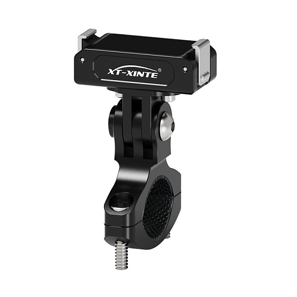 XT-XINTE handlebar Fixed bracket Mount Aluminum alloy Action camera magnetic quick release bike clip18.5~28.5mm for DJI Action 5pro 4 3 2 Sports Camera cycling accessories