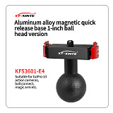 XT-XINTE Aluminum Alloy Magnetic Quick Release Camera Base Adapter Expansion Mount for GoPro Hero13 Quick installation accessories