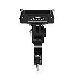 XT-XINTE handlebar Fixed bracket Mount Aluminum alloy Action camera magnetic quick release bike clip18.5~28.5mm for DJI Action 5pro 4 3 2 Sports Camera cycling accessories