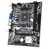 JINGSHA A320M-K Gaming Motherboard AMD AM4 A320 Supports DDR4 Memory 64GB Nvme M.2 USB3.0 STAT3.0 Desktop AM4 CPU Supports WIFI NVME Gigabit Ethernet card