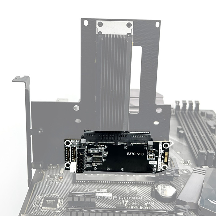 ADT-Link PCIe5.0 x16 to Gen-Z 4C+/SFF-TA-1002 EDSFF Adapter Card EDSFF 4C+ Raised Test and Protection Card Support Gen5 PCI-E 5.0 512Gbps