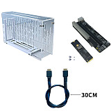 Laptop eGPU Case for Oculink / M.2 NVMe External Graphics Card GPU Dock PCIE 4.0 X4 Gen4 Notebook ATX SFX Expansion Card Adapter