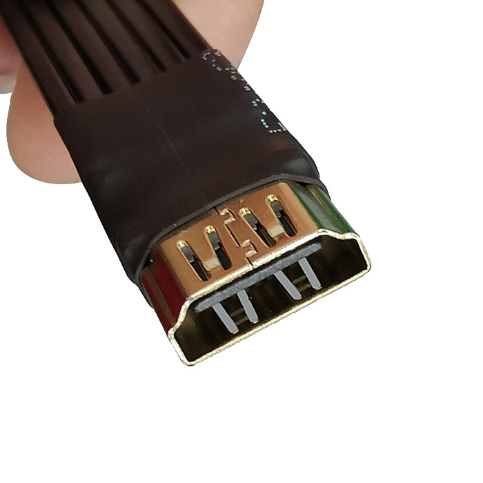ADT-Link 30cm Male to Female HDMI-Compatible 2.0 2.1 Built-in Video Extension Cable A Type to A Type Adapter Cable Support 2K/240hz 4K/144Hz HA7-HA8Q
