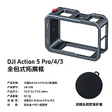 Camera Rabbit Cage Frame Shell Expansion Housing Case Aluminum Alloy Protective Case for DJI Action 5 Pro 4 3 Action Camera Accessory