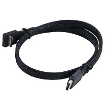 PCIE Oculink SFF 8611 4I 42P to SFF-8611 4I 90 Degree Server High Speed Cable 0.5M/1M