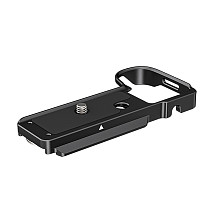 ZV-E10 II L-shaped Bracket Wooden Handle Grip with 1/4  3/8  Screw Hole Quick Release Base plate for Sony ZV-E10II Camera DSLR