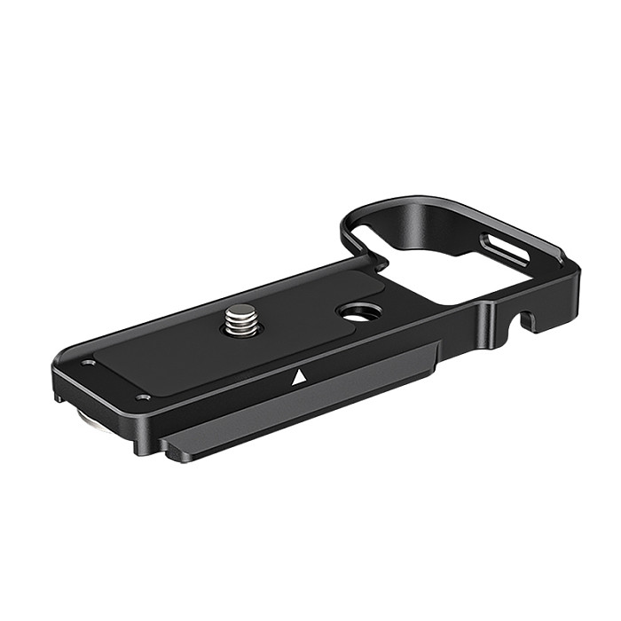 ZV-E10 II L-shaped Bracket Wooden Handle Grip with 1/4  3/8  Screw Hole Quick Release Base plate for Sony ZV-E10II Camera DSLR