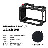 Camera Rabbit Cage Frame Shell Expansion Housing Case Aluminum Alloy Protective Case for DJI Action 5 Pro 4 3 Action Camera Accessory
