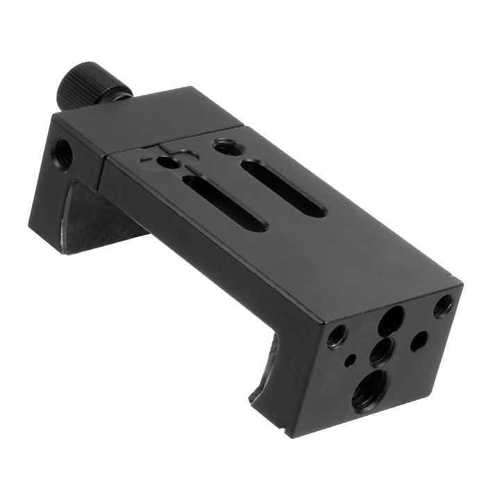 XINTE Aluminum Phone Holder 1/4  Arri Holes Slot Expansion Interface CNC Cold Shoe Mount Bracket Fixed Clip1/4 3/8 Phone Tripod Clamp