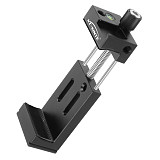 XINTE Aluminum Phone Holder 1/4  Arri Holes Slot Expansion Interface CNC Cold Shoe Mount Bracket Fixed Clip1/4 3/8 Phone Tripod Clamp