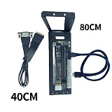 Oculink external graphics dock PCIE 4.0X4 GDP handheld laptop M.2 external expansion dock 8611 line direct connection -50cm/80CM direct connection adapter board DOCK-OC6+ bracket M.2 to Oculink extension cable
