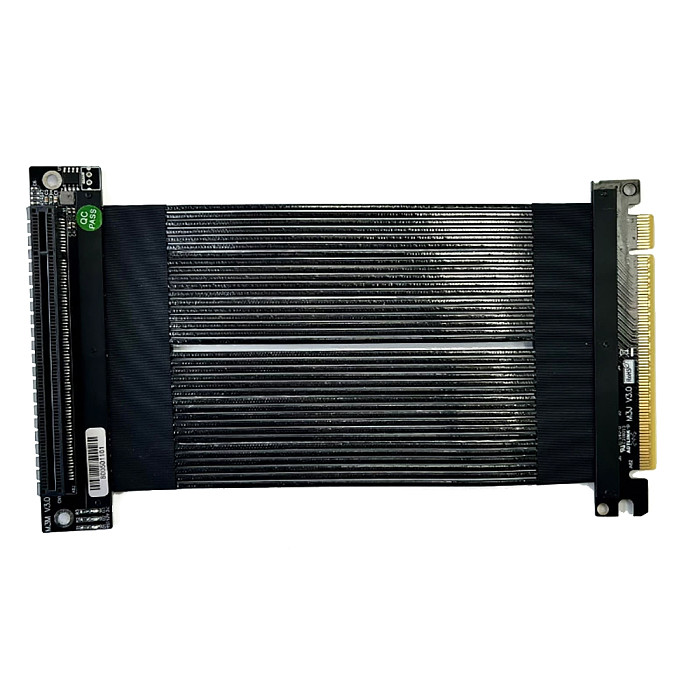 ADT-Link PCIe 4.0 x16 Riser Cable Cord Flexible flat cable Extension Cable PCI-E For ATX Chassis Graphics Card 15CM