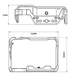 camera rabbit cage for Sony A9III A93 DSLR camera Aluminum Alloy Camera Rabbit Cage Protective Case expansion Frame photography accessory
