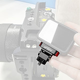 XT-XINTE Aluminum Alloy Sports camera magnetic quick release cold shoe bracket base Adapter Fix Mount for GOPRO 13 Action Camera Expansion for DSLR Camera rabbit cage