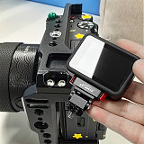XT-XINTE Aluminum Alloy Sports camera magnetic quick release cold shoe bracket base Adapter Fix Mount for GOPRO 13 Action Camera Expansion for DSLR Camera rabbit cage