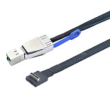 PCIE OCuLink 4i SFF-8611 90 degree to SFF-HD 8644 4I server connection cable adapter cord