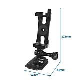 Motorcycle Helmet Fix Mount for NVG Base Camera Mobile Phone Holder for GoPro Hero 13 12 11 10 DJI Action 2 3 4 Insta360 Camera