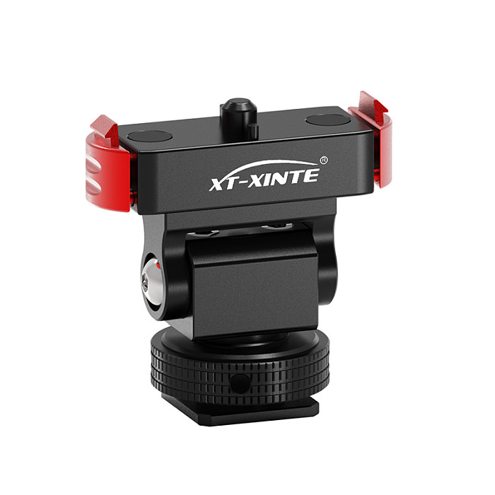 XT-XINTE Aluminum Alloy Sports camera magnetic quick release cold shoe bracket base Adapter Fix Mount for GOPRO 13 Action Camera Expansion for DSLR Camera rabbit cage