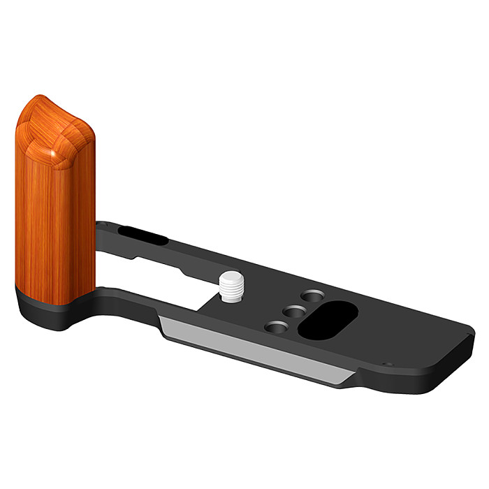 Camera Wood Hand Grip Handle Aluminum Base Quick Release Plate Board for Fujifilm XM5 Fuji X-M5 L Board L-Shape Mount