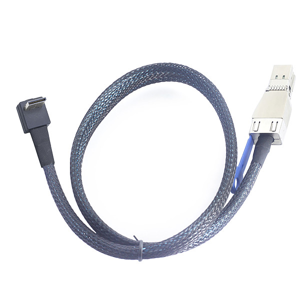 PCIE OCuLink 4i SFF-8611 90 degree to SFF-HD 8644 4I server connection cable adapter cord