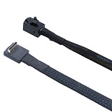 PCIE Oculink SFF 8611 4I 32P 90 degree to SFF-8643 server internal connection cable