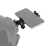 Motorcycle Helmet Fix Mount for NVG Base Camera Mobile Phone Holder for GoPro Hero 13 12 11 10 DJI Action 2 3 4 Insta360 Camera
