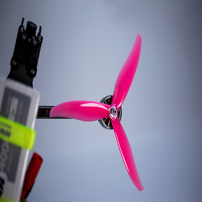 2Pairs GEMFAN 7041 PC Propeller 3-blade props 4.1-inch pitch for 2408 1100KV Brushless Motor FPV Racing Drone Quadcopter Aircraft