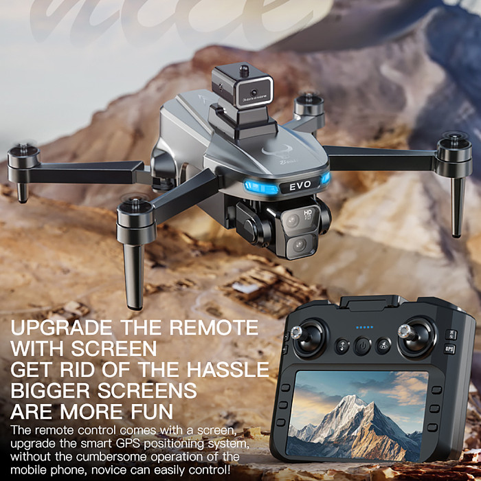 ZLL SG901MAX RC Quadcopter mini fpv racing drones Brushless quadcopter aircraft GPS automatic return 4.5-inch screen Remote control Avoiding Obstacle Folding Drone