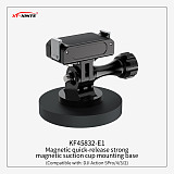 Quick Release bracket Magnetic suction cup Mount Charging Base for DJI OSMO 360 Action 5Pro/5/4/3/2 Sports Camera