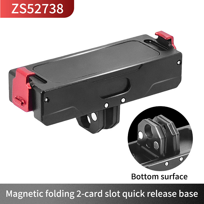 Magnetic Quick Release Adapter Mount Bracket for Insta360 Go3 Thumb Camera Rechargeable Base Action Camera Accessories