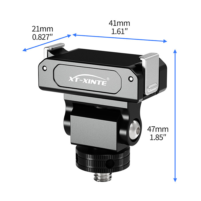 Magnetic Quick Install Cold Shoe Base Mount Adapter for DJI Action 5pro 4 3 2 Sports camera magnetic quick release cold shoe bracket 