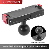 Magnetic Quick Release Adapter Mount Bracket for Insta360 Go3 Thumb Camera Rechargeable Base Action Camera Accessories