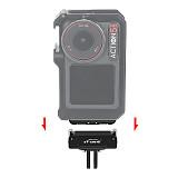 Aluminum Alloy 4 IN 1 Magnetic Quick Release Base Mount Adapter for DJI OSMO 360 Action 5 Sports Camera Expansion accessories